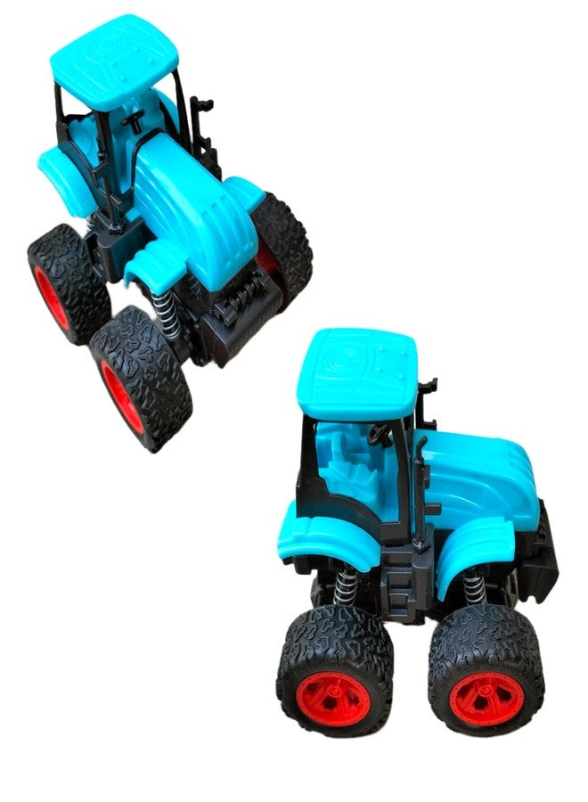 RUHANI Push an Go Airplane and Tractor Car Toy for Kids Boys and Girls | Multicolour (Pack of 2) - Image 5